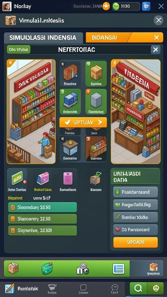 Tampilan antarmuka yang menarik dan mudah dinavigasi.