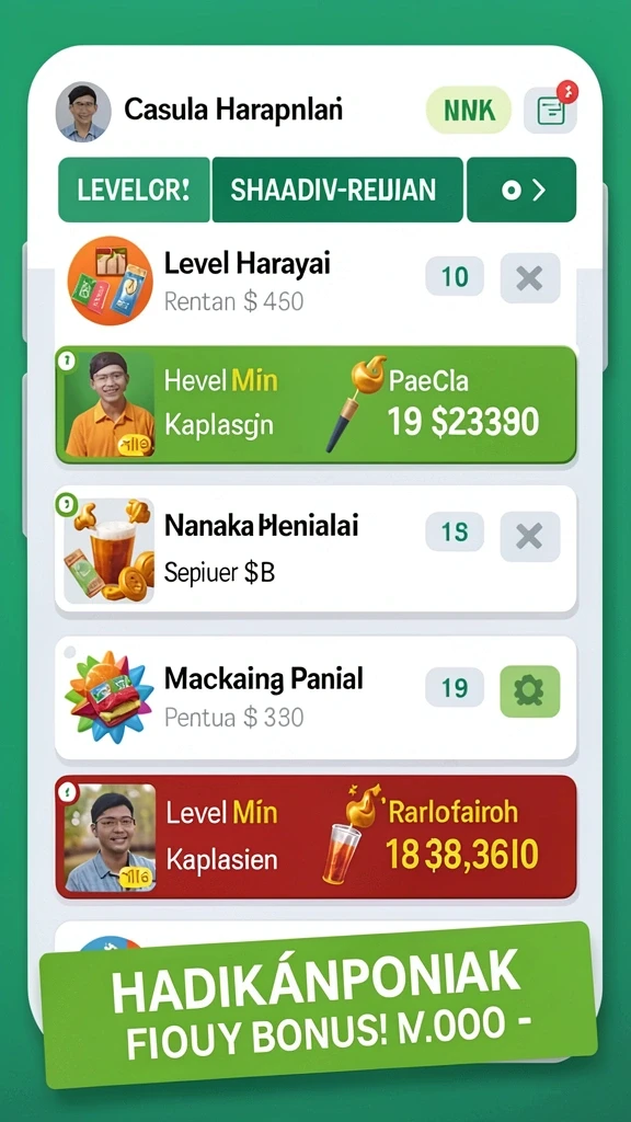 Tangkapan layar permainan slot dengan grafis menawan.
