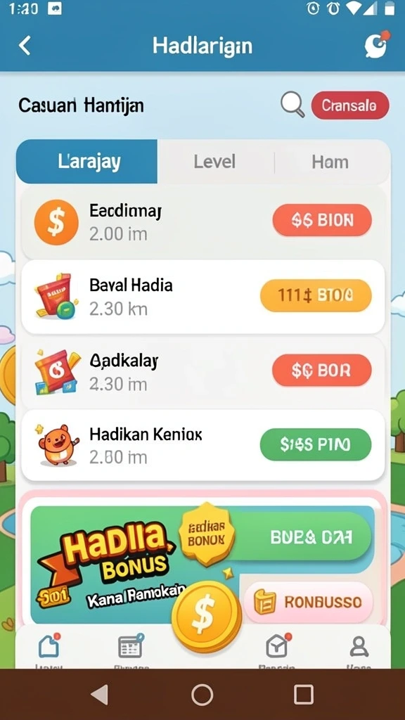 Tampilan antarmuka AN777 yang memukau.