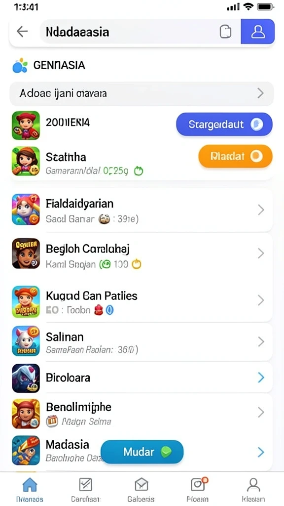 Gulungan permainan BUAH4D yang cerah dan atraktif.