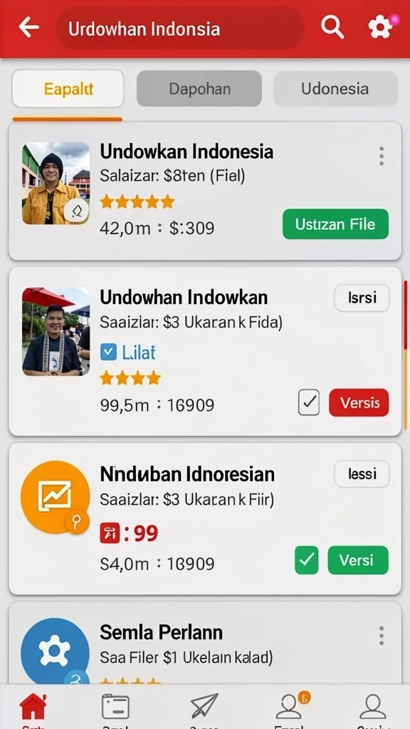 Tampilan antarmuka yang menarik dan intuitif.