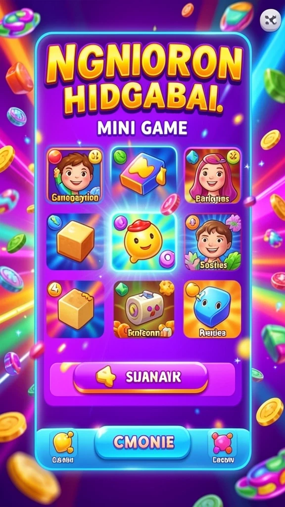 Grafis permainan yang memukau dan beragam tema.