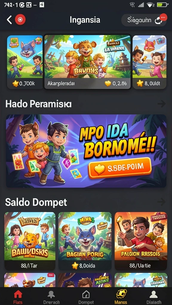 Tampilan antarmuka HOKI65 yang menarik.