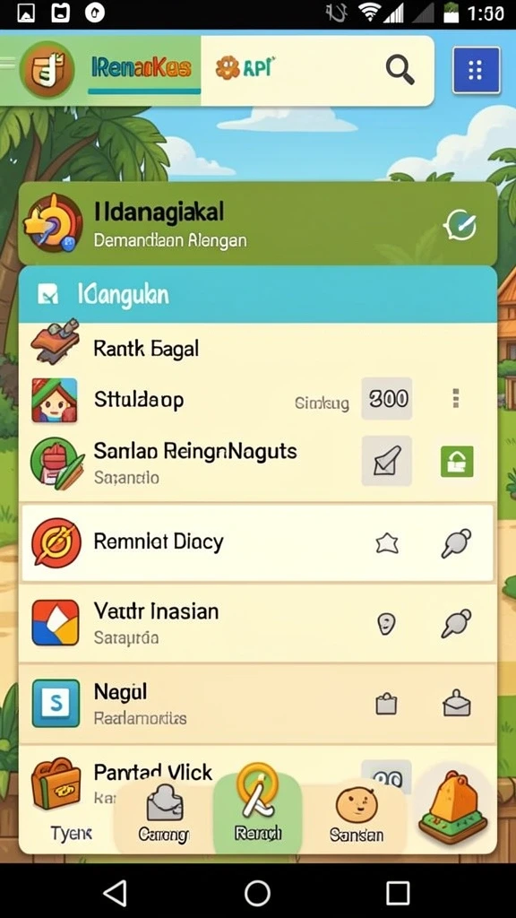 Tangkapan layar fitur bonus menarik dalam game.