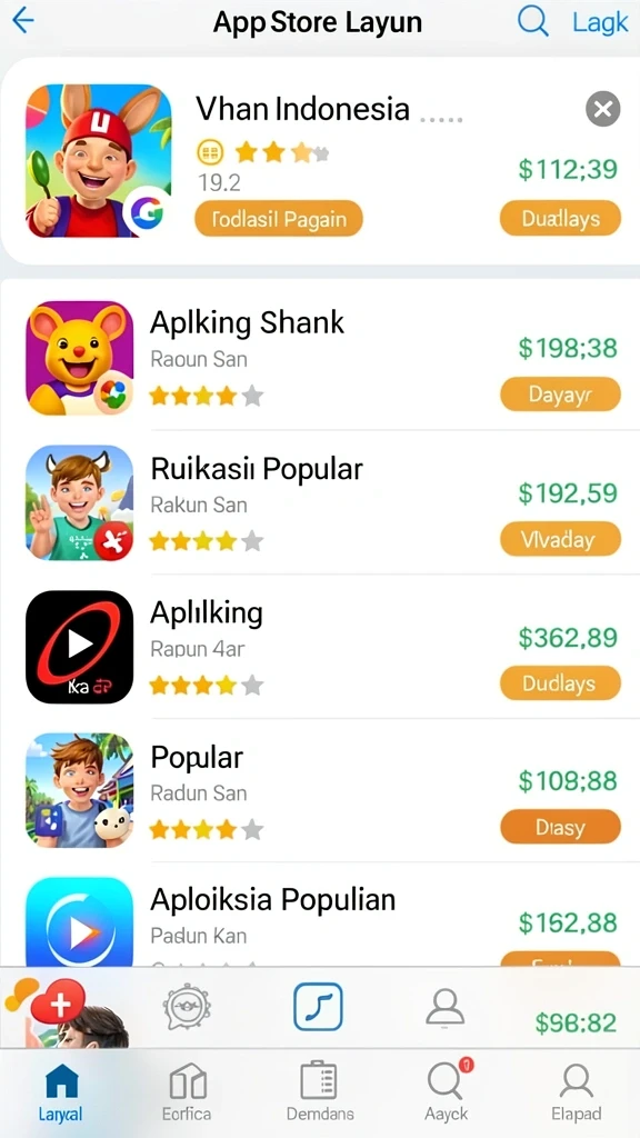 Menu permainan dengan berbagai pilihan togel yang tersedia.