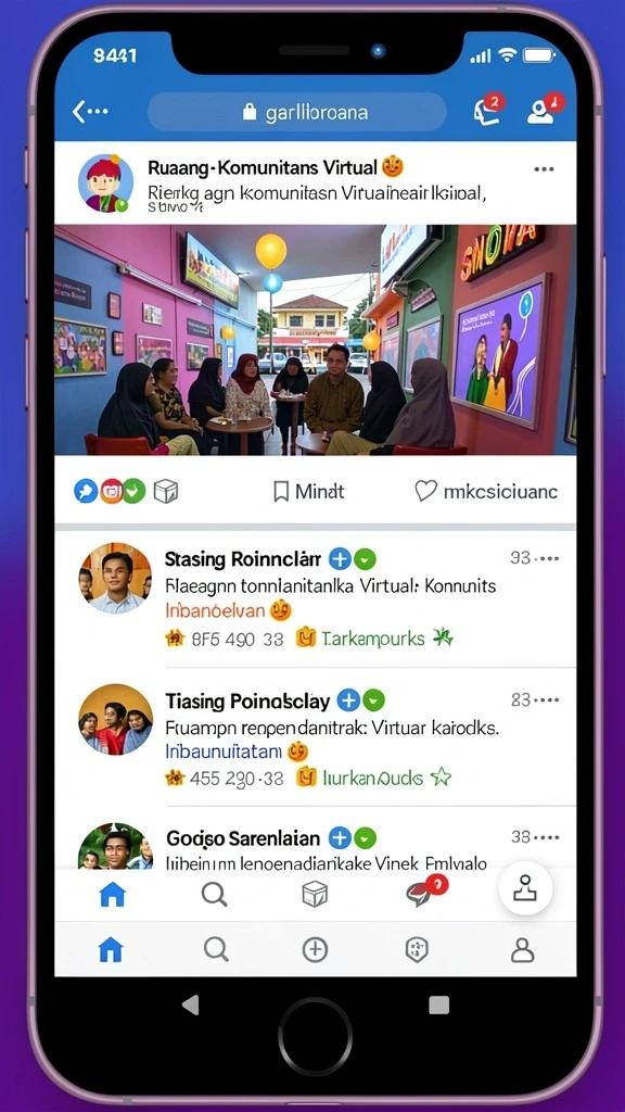 Fitur komunitas untuk berdiskusi dan berbagi tips.