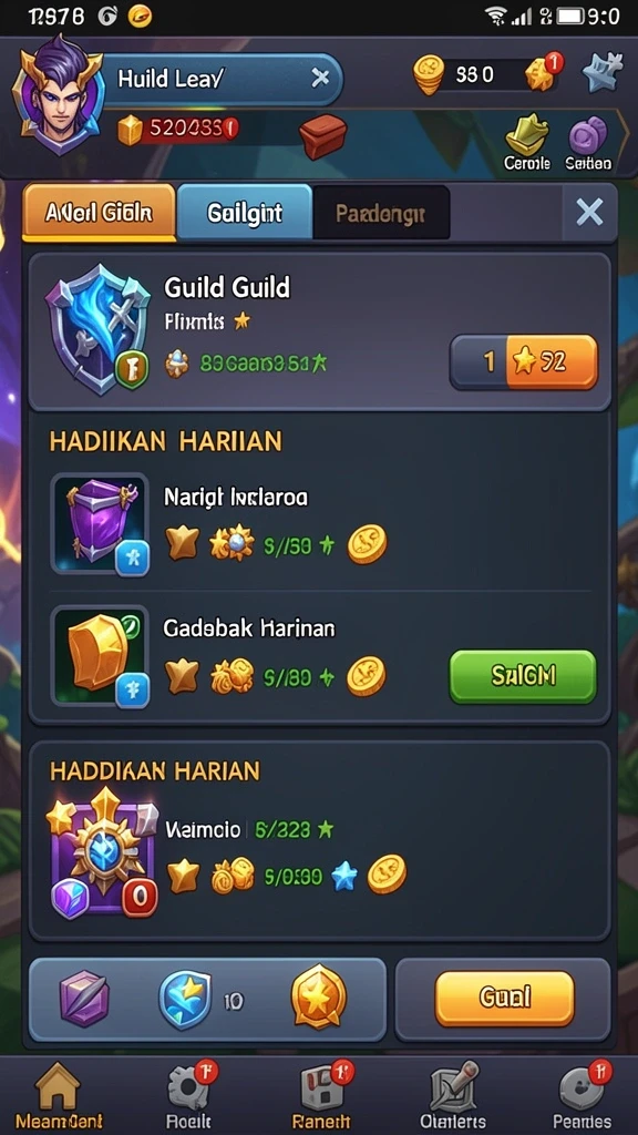 Mode permainan yang seru dan kompetitif.
