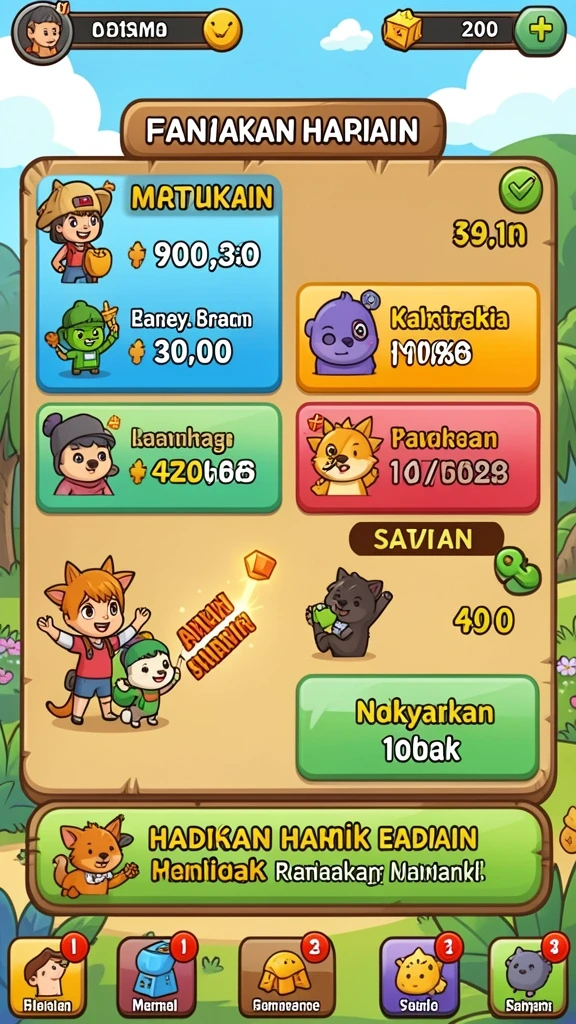 Tampilan utama aplikasi MANADOTOTO yang menarik.