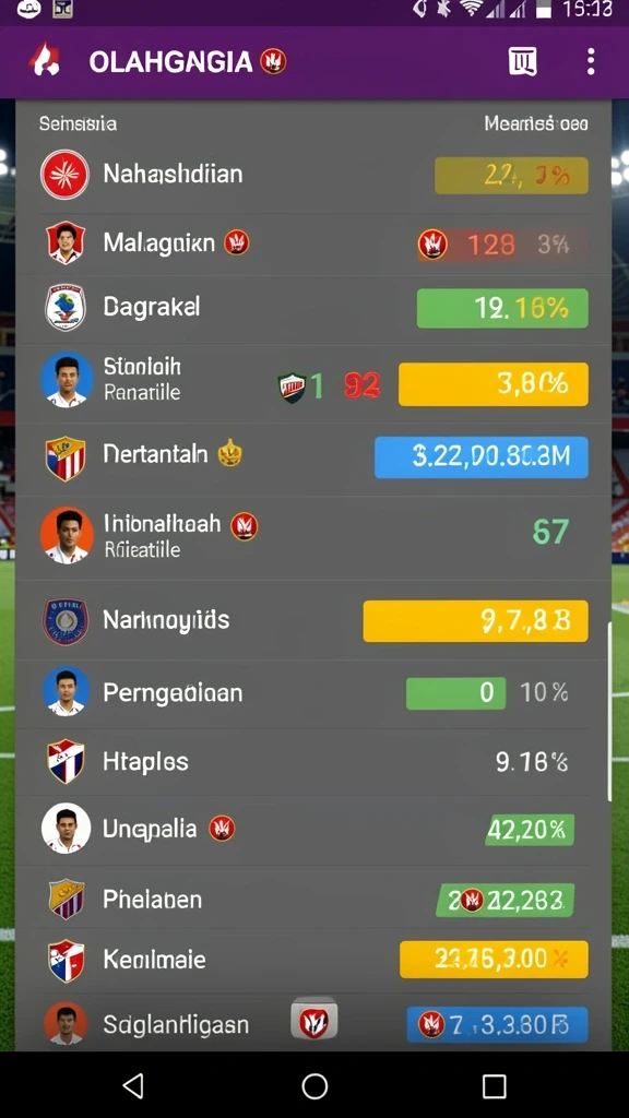 Tampilan grafis yang menarik dan penuh warna.