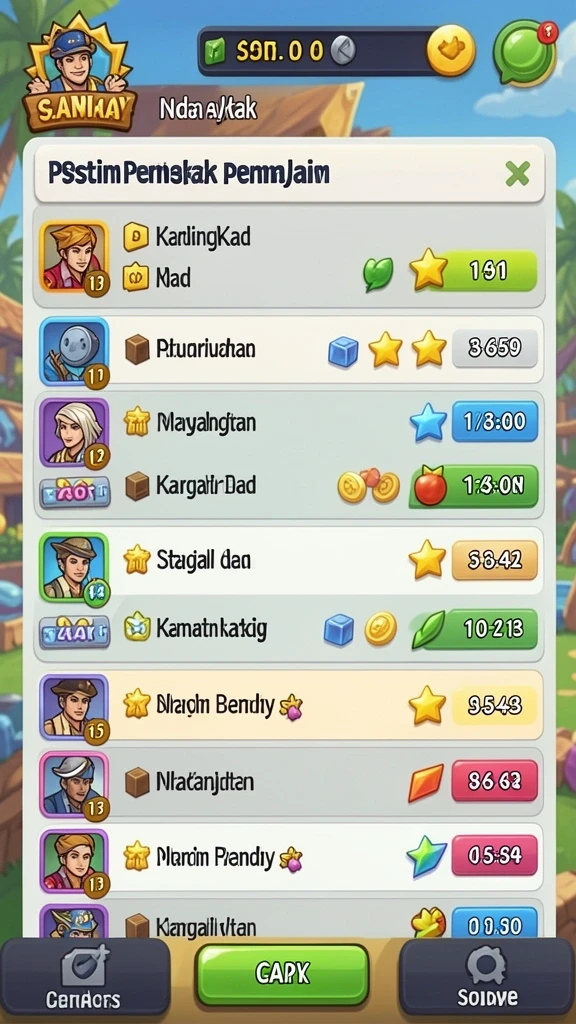 Gameplay yang seru dengan berbagai pilihan mesin slot.