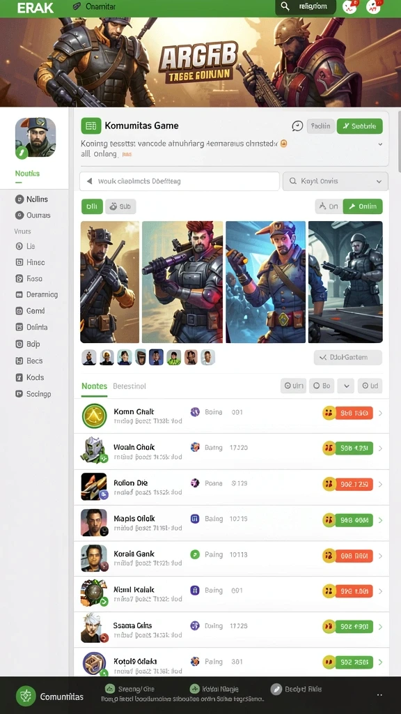 Beragam tema permainan slot yang menarik.