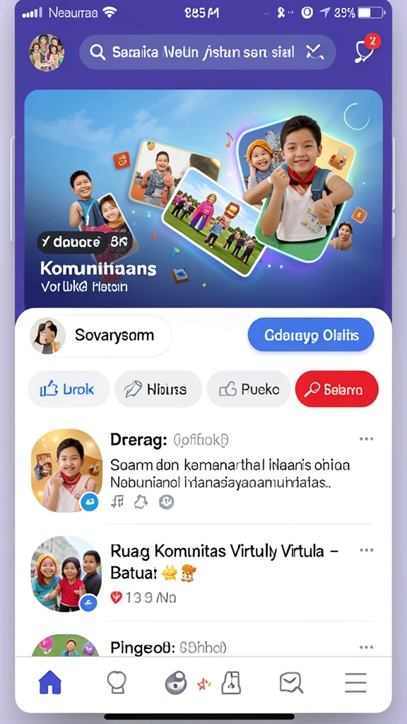 Tampilan antarmuka yang ramah pengguna.