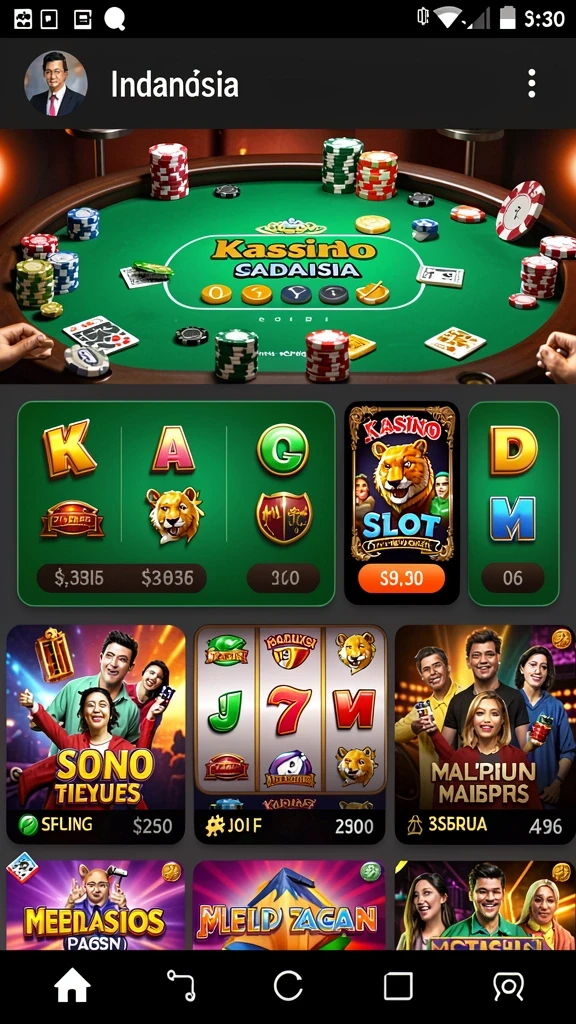Beragam pilihan tema slot yang menghibur.
