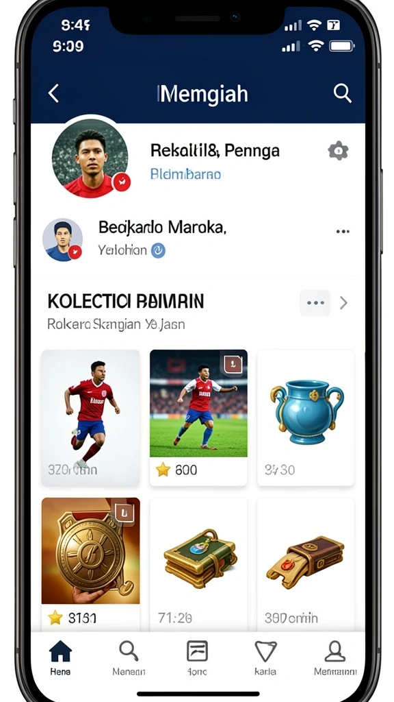Karakter-karakter unik yang dapat dipilih pemain.