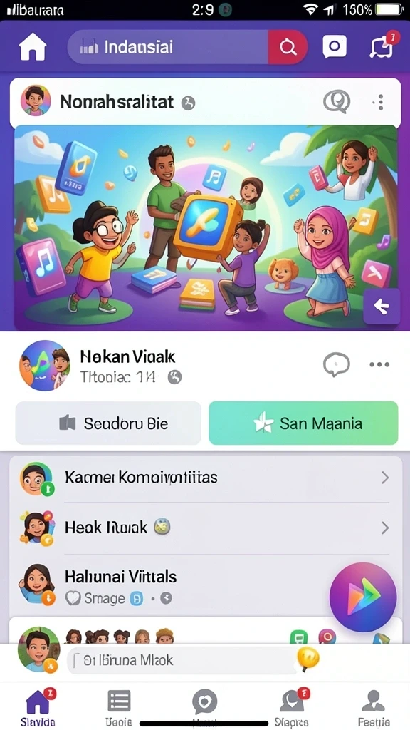 Tampilan antarmuka yang menarik dan mudah digunakan.