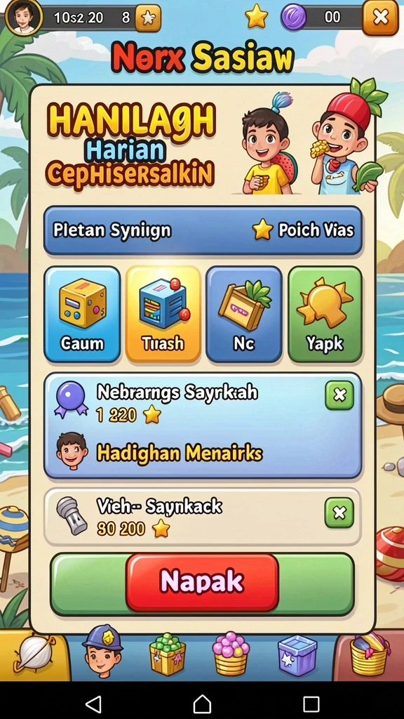 Tampilan antarmuka pengguna yang intuitif.