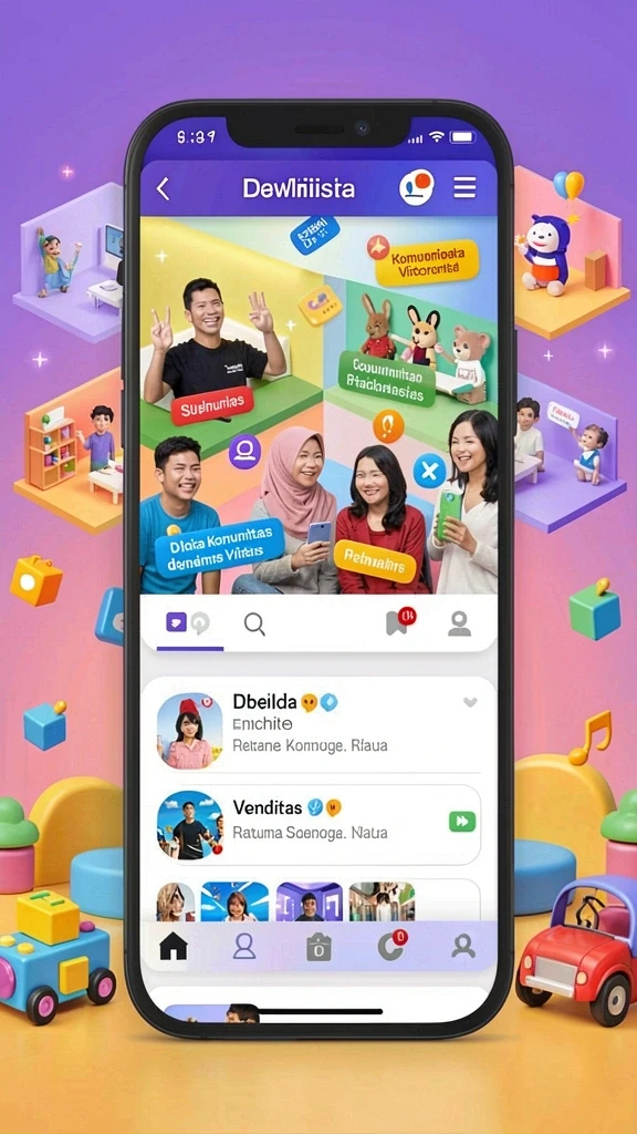 Tampilan antarmuka yang modern dan menarik.