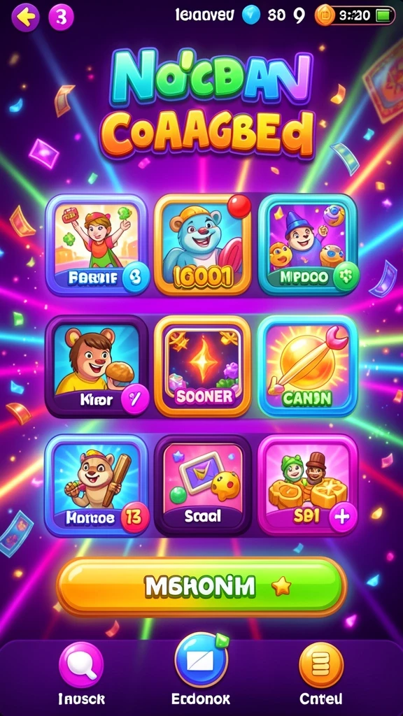 Berbagai tema mesin slot yang colorful.