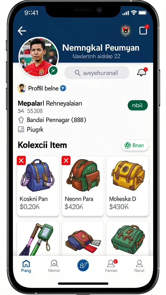 Tampilan menarik dengan berbagai tema slot.