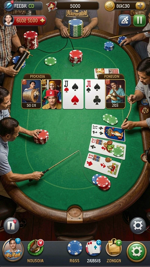 Gambaran antarmuka pengguna yang intuitif.