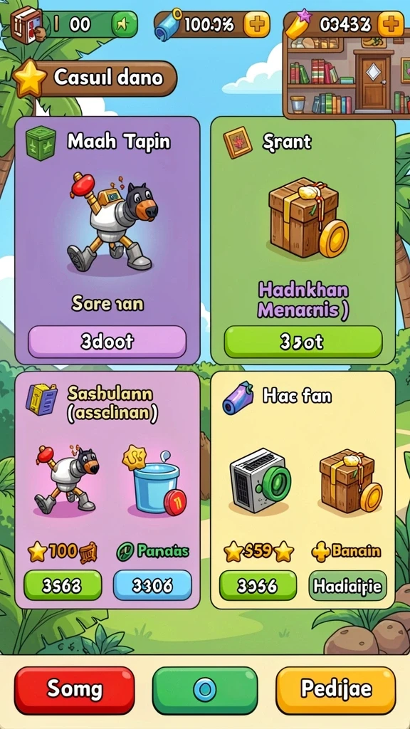 Beragam pilihan tema slot yang menghibur.