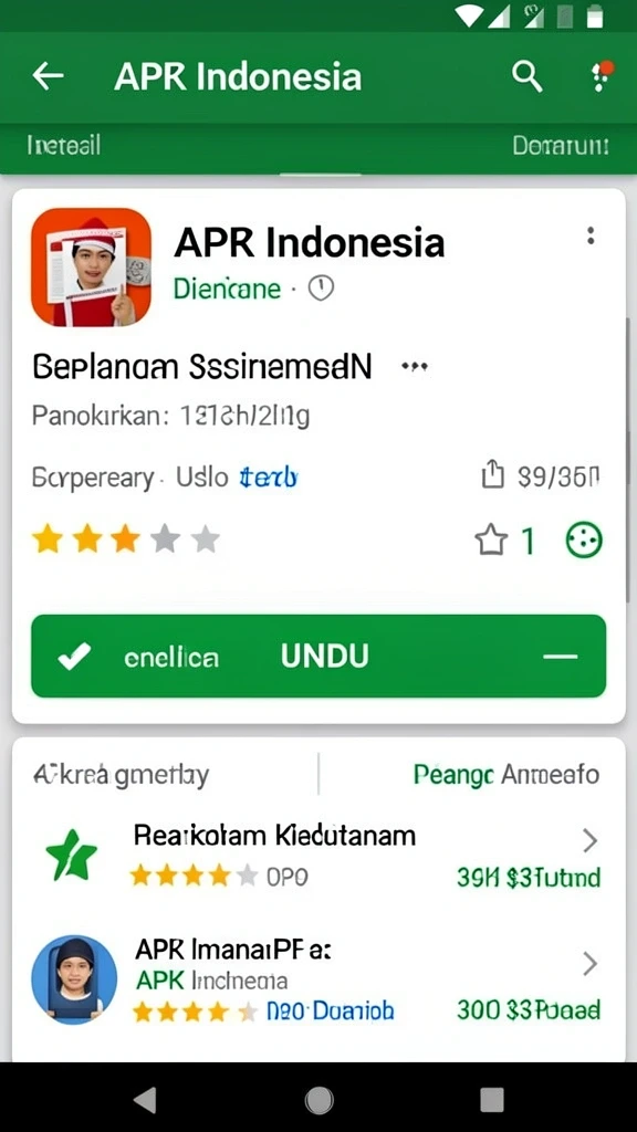 Tampilan menakjubkan dari karakter wayang.