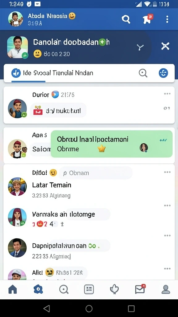 Tampilan antarmuka yang modern dan menarik.