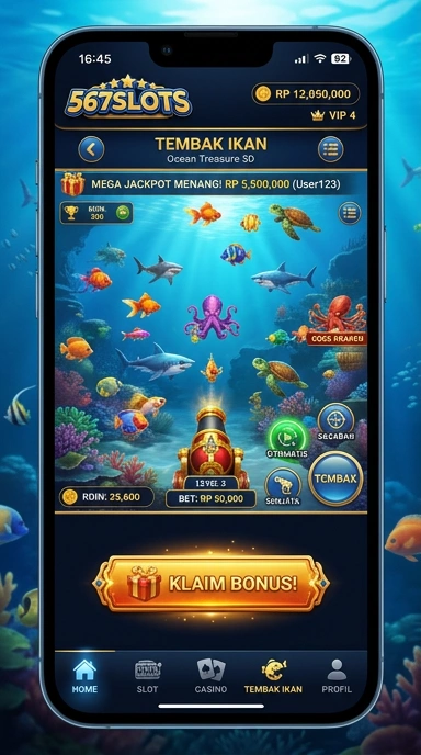 567slots — layar beranda